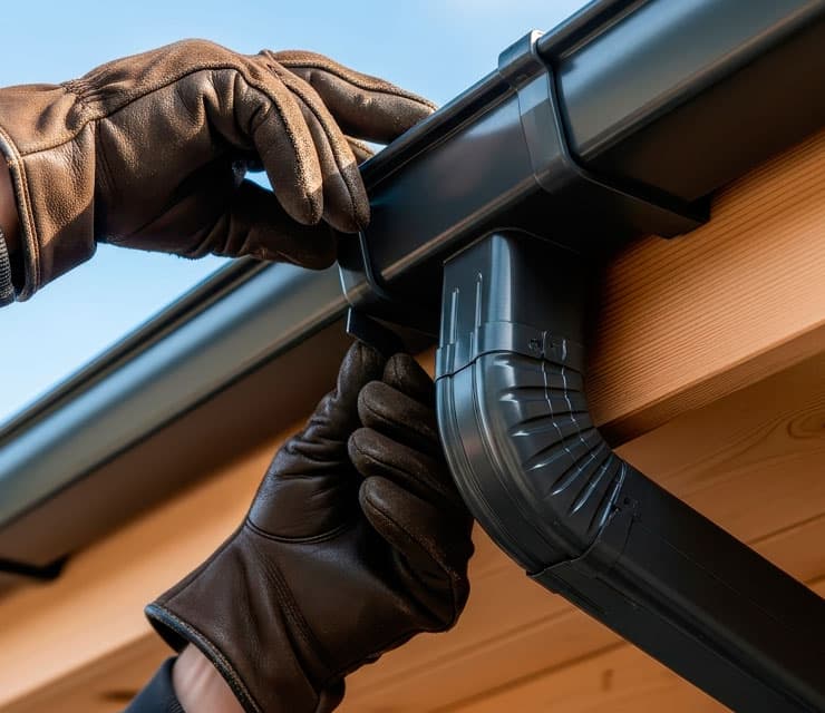 Instalación de canalones en Lalín